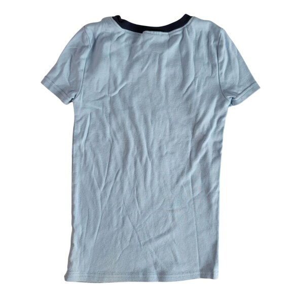 2/$15 Saint Eve Kids Skater 3 PC PJ Set Blue Size 8 Pants 2 Short Sleeve Shirts - Picture 3 of 11